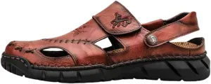 A Pair of Summer Sandals, Trendy Open Toed Loafers, Beach Vacation ，Great for Driving and Walking Casual Sandals