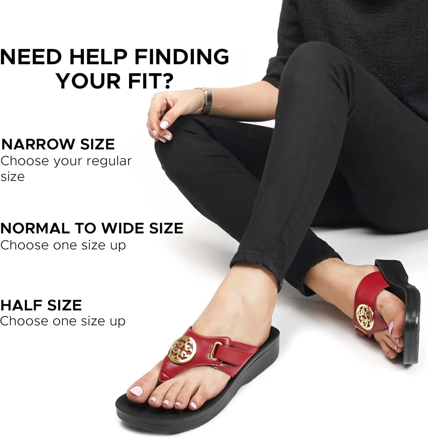 AEROTHOTIC Arch Support Flip Flops for Women Comfortable Stylish Straps with Non Slip Footbed Fashion Dressy Sandals Outdoor Travel Vacation Essentials