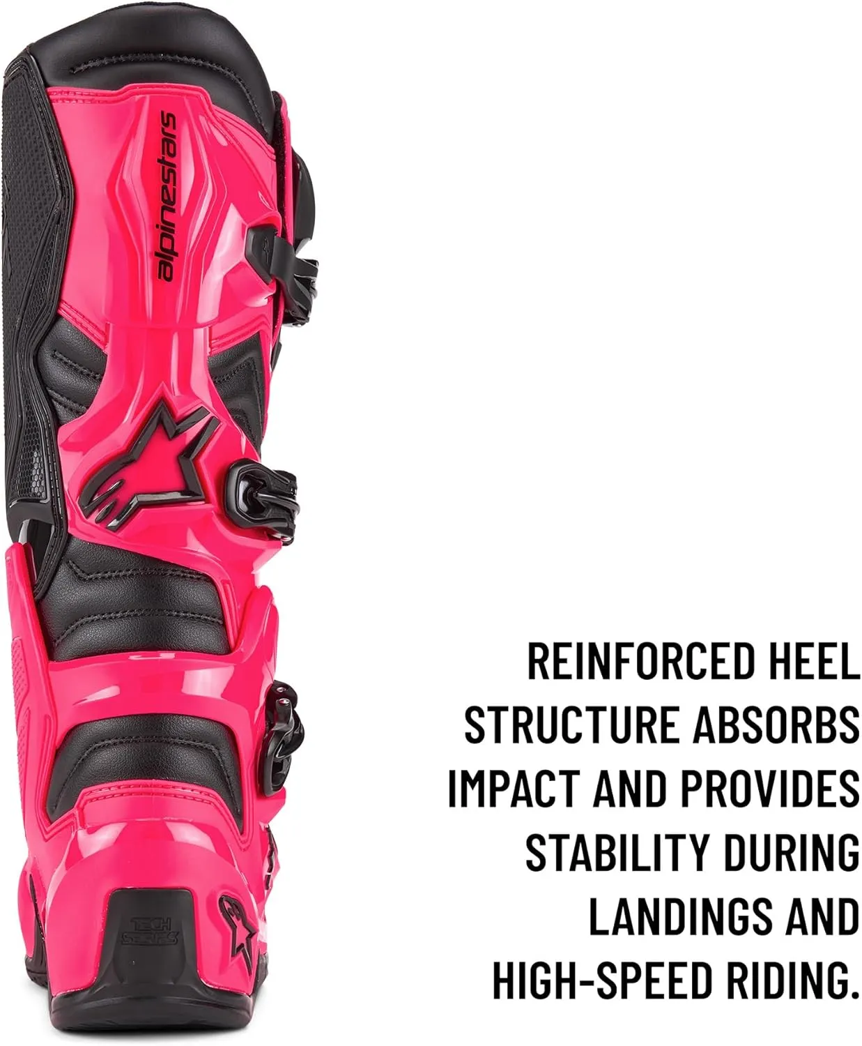 Alpinestars Tech 7 Boots, High-Performance Motocross Boots, CE-Certified, 10, Diva Pink/Black