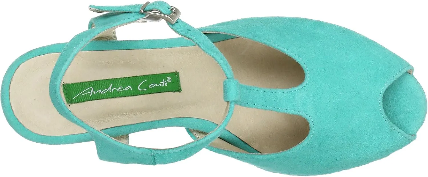 Andrea Conti Women's T-Bar Sandals