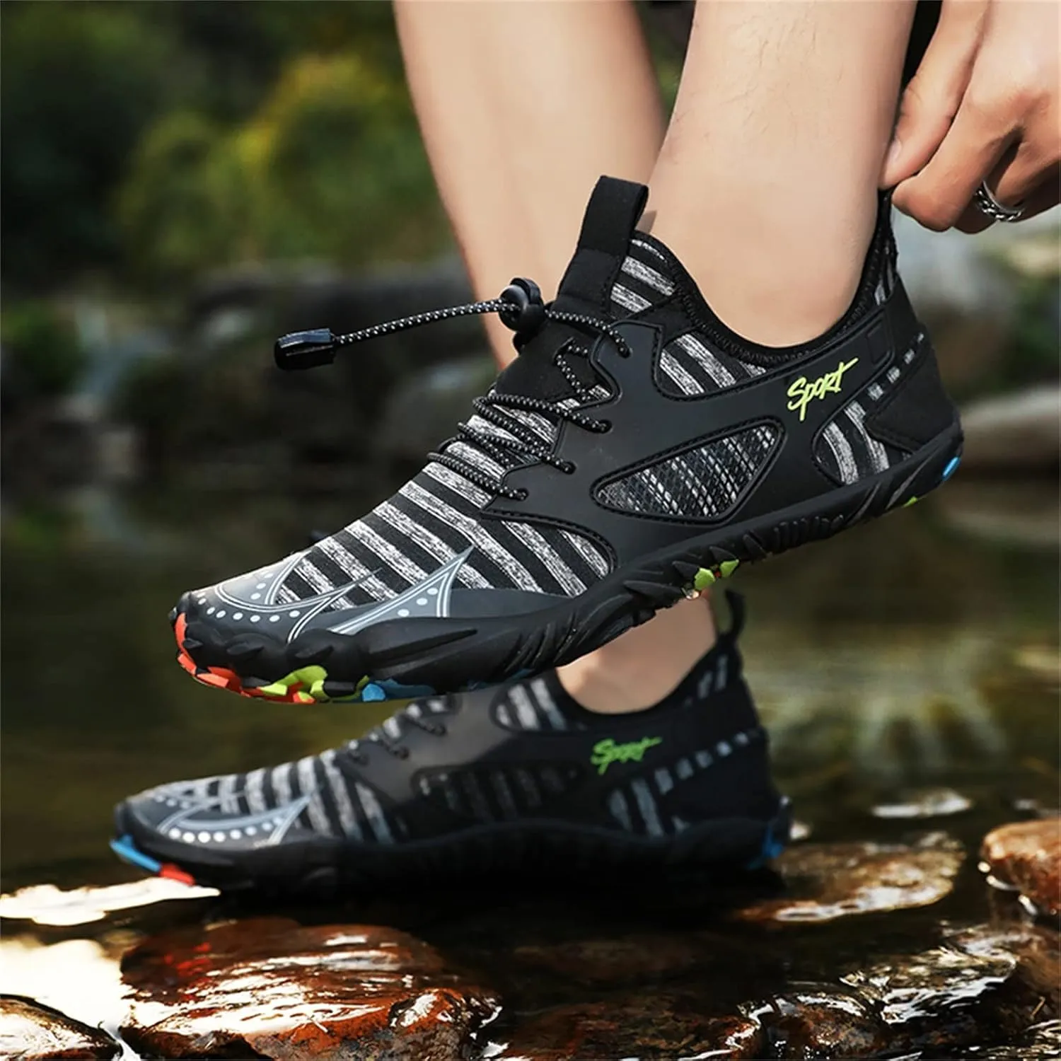 Aqua Socks Water Shoes Barefoot Quick Dry Swim Surf Beach Yoga Camping Boating River Pool Non Slip Outdoor Sport Shoes Spring Shoe for Women 2025