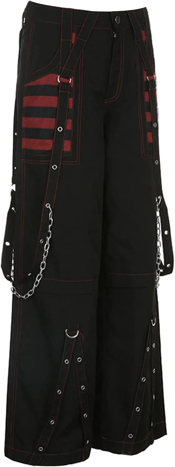 Baggy Jeans for Women Harajuku Graphic Print Cargo Jeans Wide Straight Leg Denim Pants Vintage Streetwear