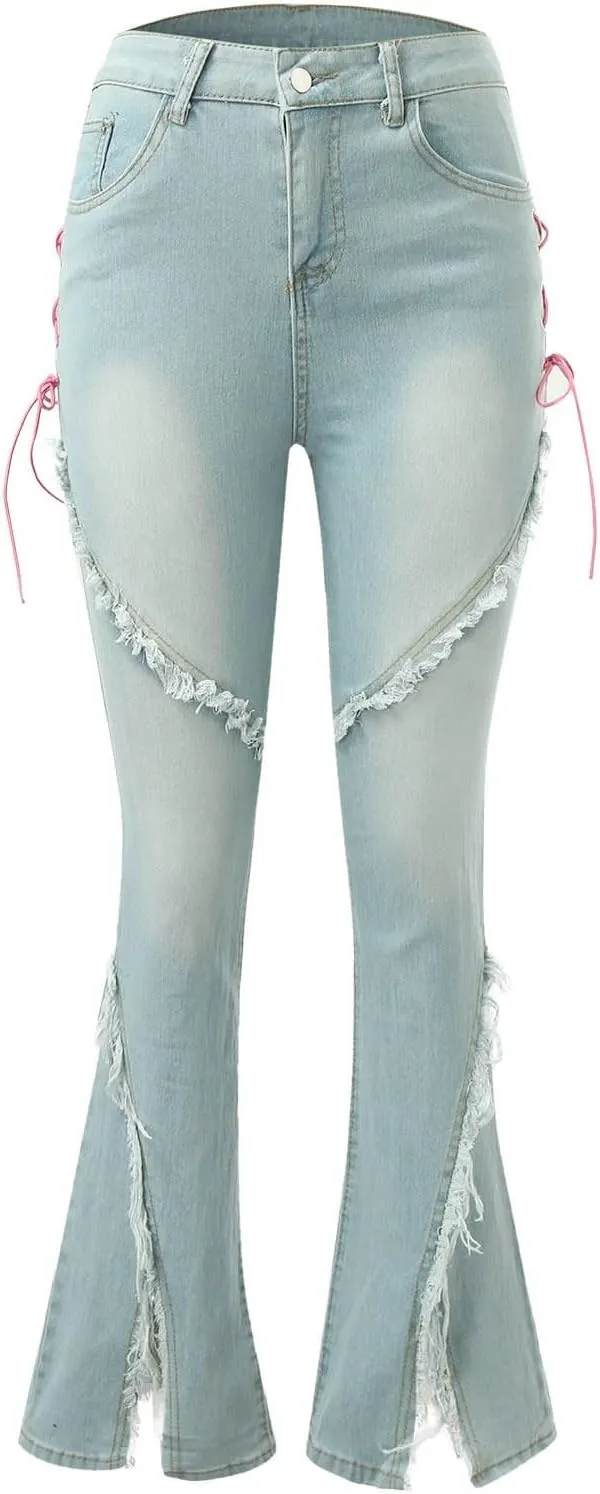 Baggy Jeans for Women Y2K High Street Pants Vintage Jeans Aesthetic Clothing Teen Girls Streetwear Hiphop
