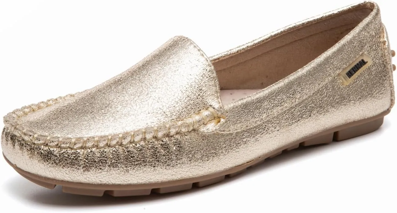 Bernal Women Penny Loafers Casual Comfortable Slip On Flat Shoes Driving Loafers Work Walking Shoes