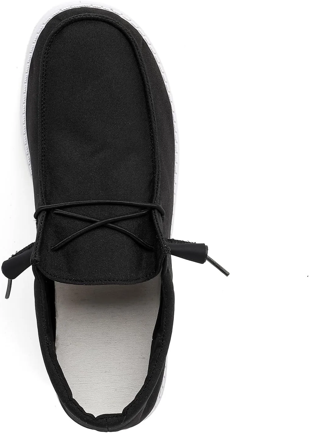 BETYSWEAR Men's Casual Slip-On Loafers - Lightweight Breathable Canvas Boat Shoes for Men