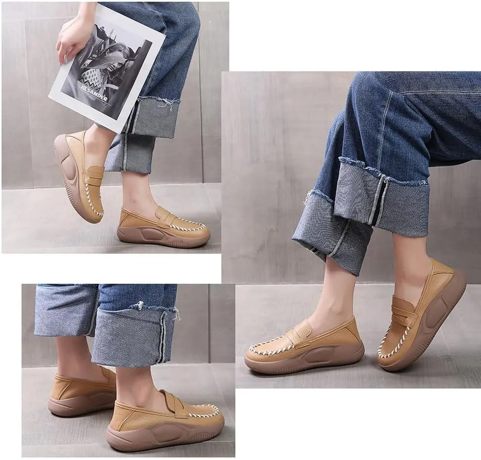 Biscalo Loafers for Women, Soft-Soled Corrective Loafers for Women