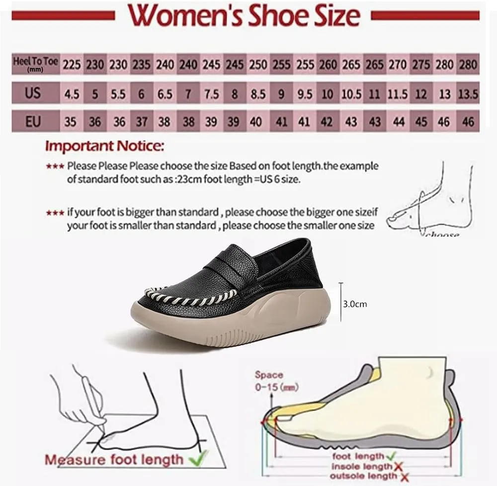 Biscalo Loafers for Women, Soft-Soled Corrective Loafers for Women