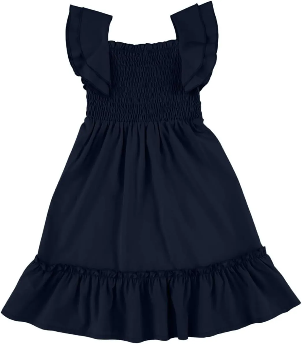 blibean Tween Girls Elegant Ruffle Sleeve Dresses Size 6-15 Years