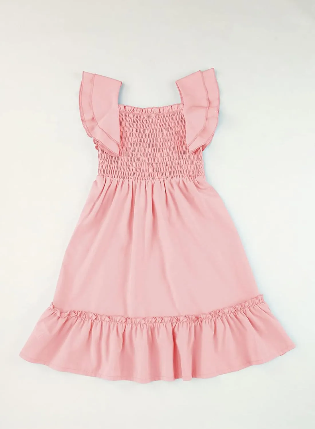 blibean Tween Girls Elegant Ruffle Sleeve Dresses Size 6-15 Years