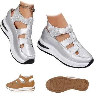 Bootara Women'S Plus Size Hollow-Out Casual Sandals - 2025 New Bootara Closed Toe Platform Sandals Women