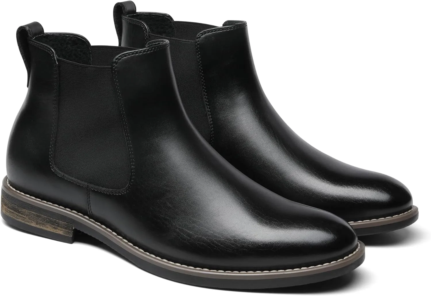 Bruno Marc Men's Suede Leather Chelsea Ankle Boots
