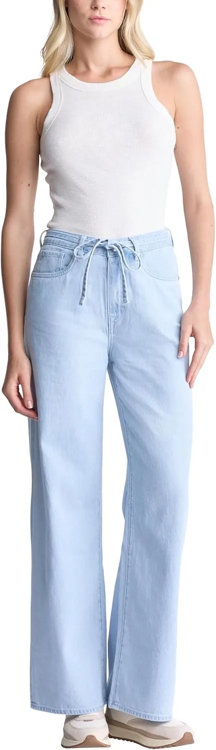 Buffalo David Bitton Women's Alecia High Rise Wide Leg Jeans