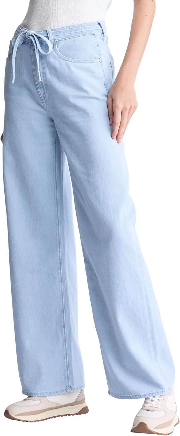 Buffalo David Bitton Women's Alecia High Rise Wide Leg Jeans