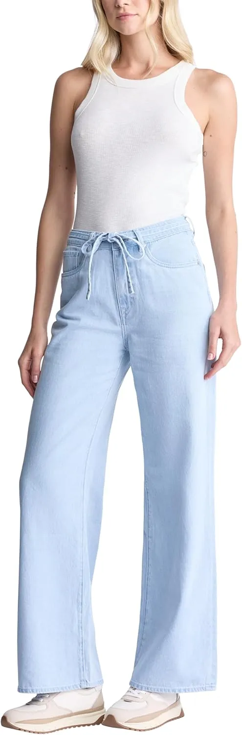 Buffalo David Bitton Women's Alecia High Rise Wide Leg Jeans