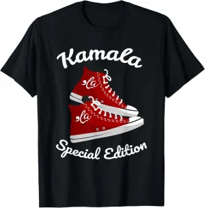 Comma La Funny Kamala Harris Vintage Sneakers T-Shirt