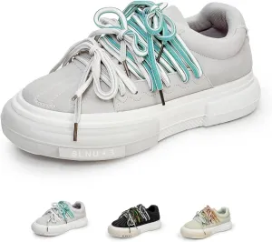 Cool Chunky Sneaker for Women Y2K Sporty Platform Sneakers Thick Sole Aesthetic Walking Shoes