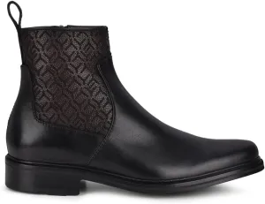 Cuadra Franco Men's Booties in Genuine Deer Leather Black G89TSRS