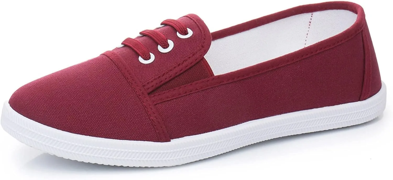 Cull4U Women's Chop-Chop Canvas Slip-On Sneaker