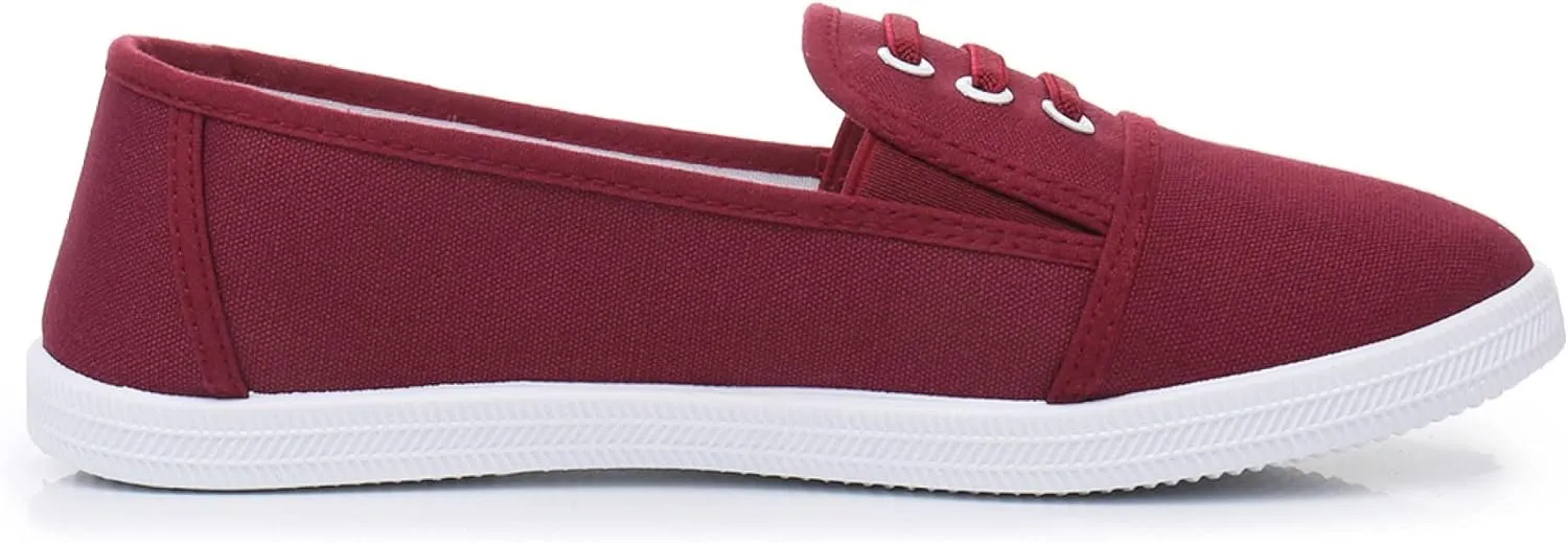 Cull4U Women's Chop-Chop Canvas Slip-On Sneaker