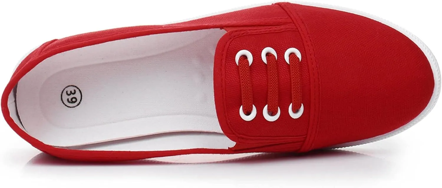 Cull4U Women's Chop-Chop Canvas Slip-On Sneaker