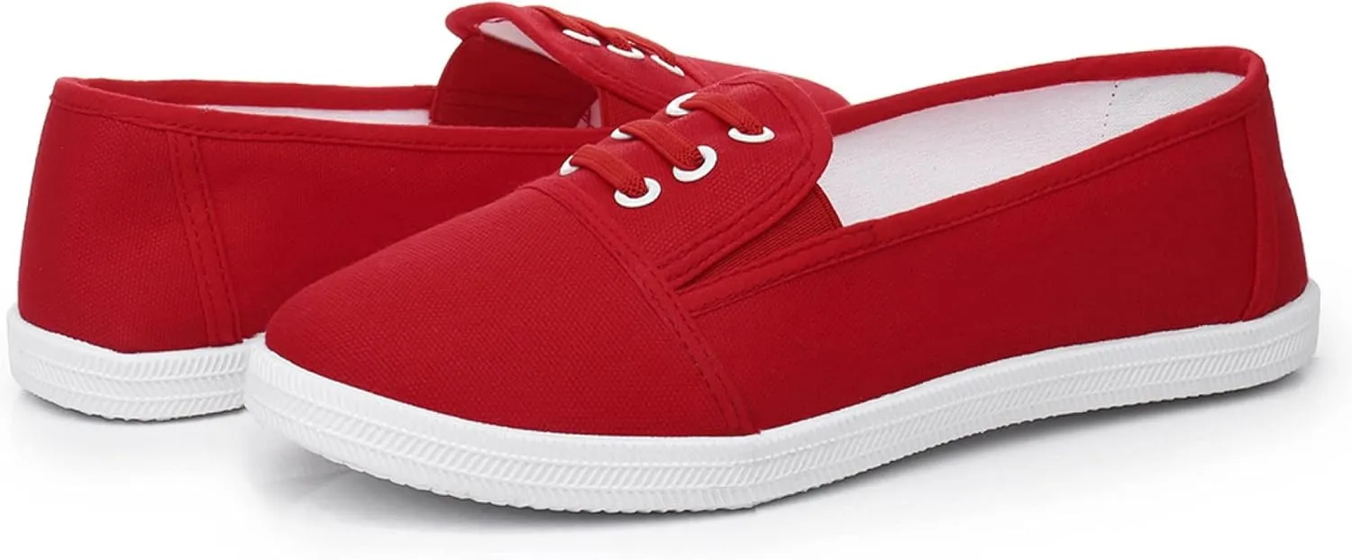 Cull4U Women's Chop-Chop Canvas Slip-On Sneaker