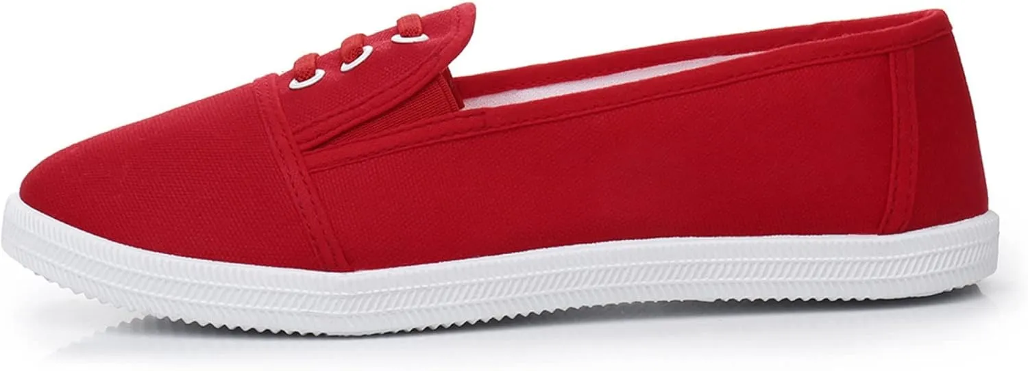 Cull4U Women's Chop-Chop Canvas Slip-On Sneaker