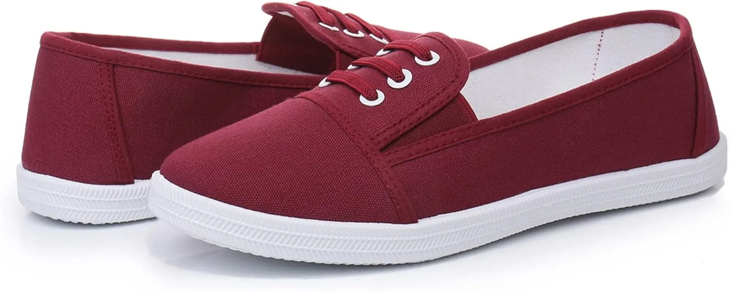Cull4U Women's Chop-Chop Canvas Slip-On Sneaker