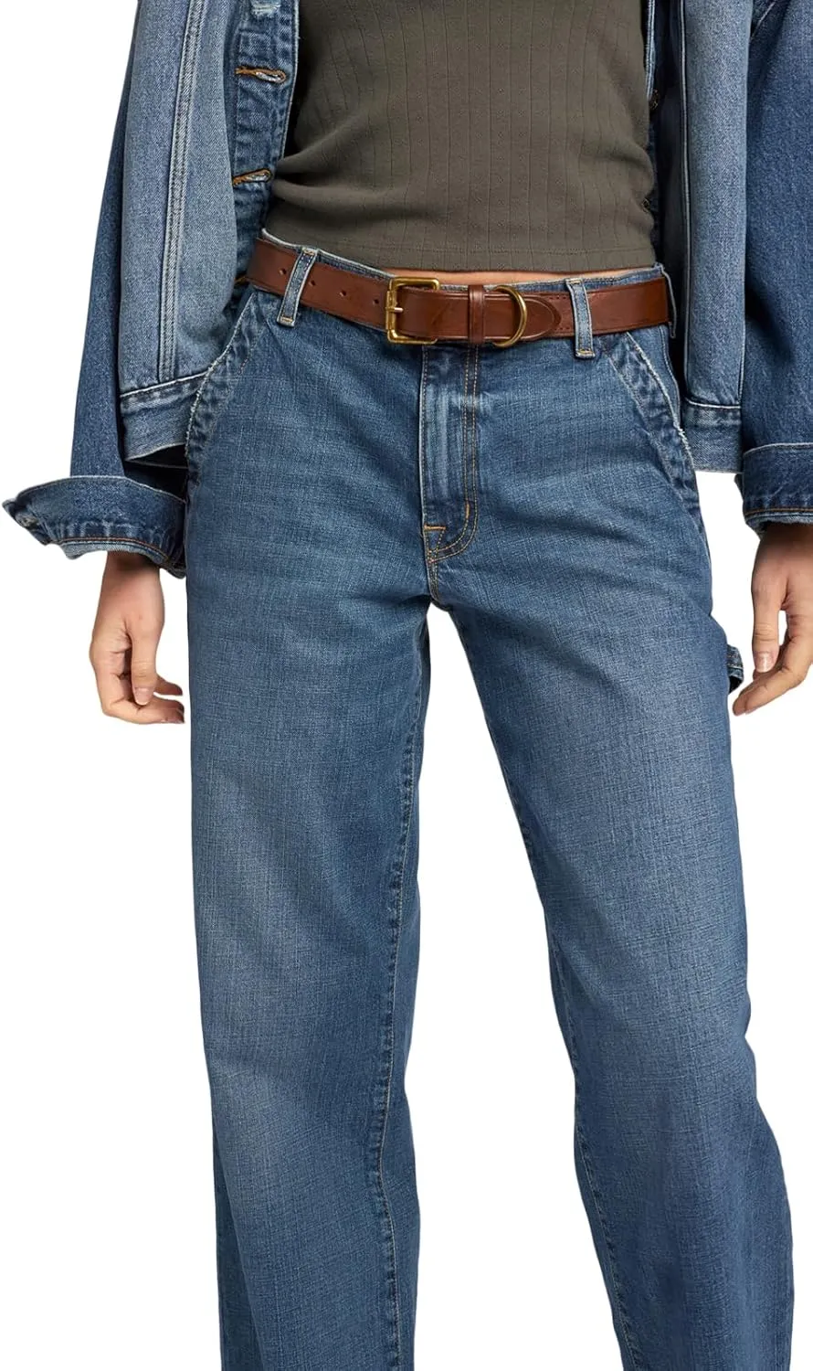 Current/Elliott Women's The Painter Wide Leg Jean