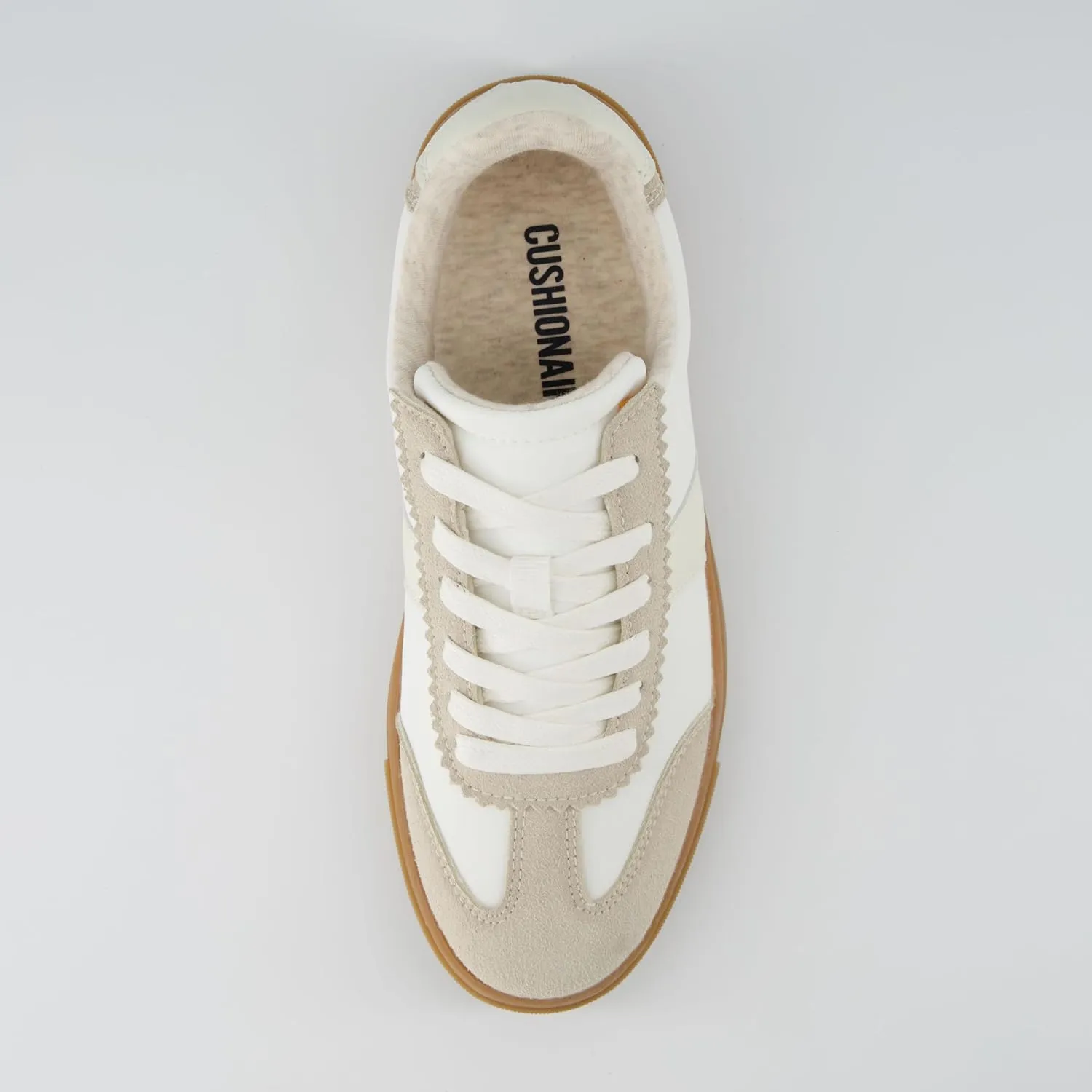 CUSHIONAIRE Women's Balance Lace Up Sneaker  Comfort Foam, Wide Widths Available