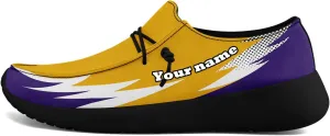 Custom Canvas Loafers for Men Women Print Name Image Logo Gift Slip On Light-Weight Comfortable Work Walking Boat Shoes