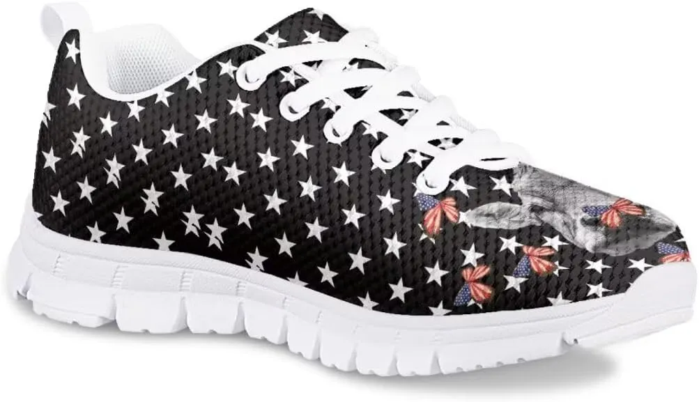 Cute Girls Fashion Sneakers Running Shoes Kids Lightweight Breathable Casual Walking Shoes