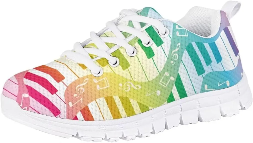 Cute Girls Fashion Sneakers Running Shoes Kids Lightweight Breathable Casual Walking Shoes