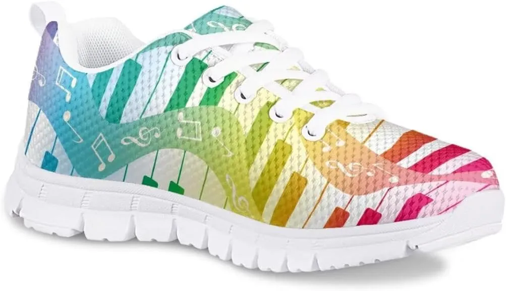 Cute Girls Fashion Sneakers Running Shoes Kids Lightweight Breathable Casual Walking Shoes