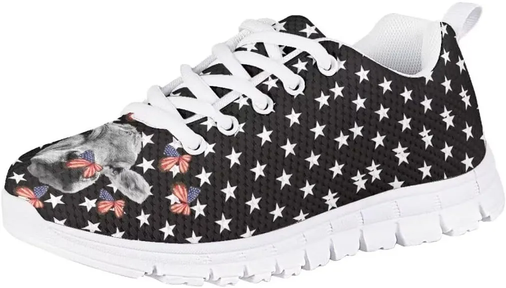 Cute Girls Fashion Sneakers Running Shoes Kids Lightweight Breathable Casual Walking Shoes