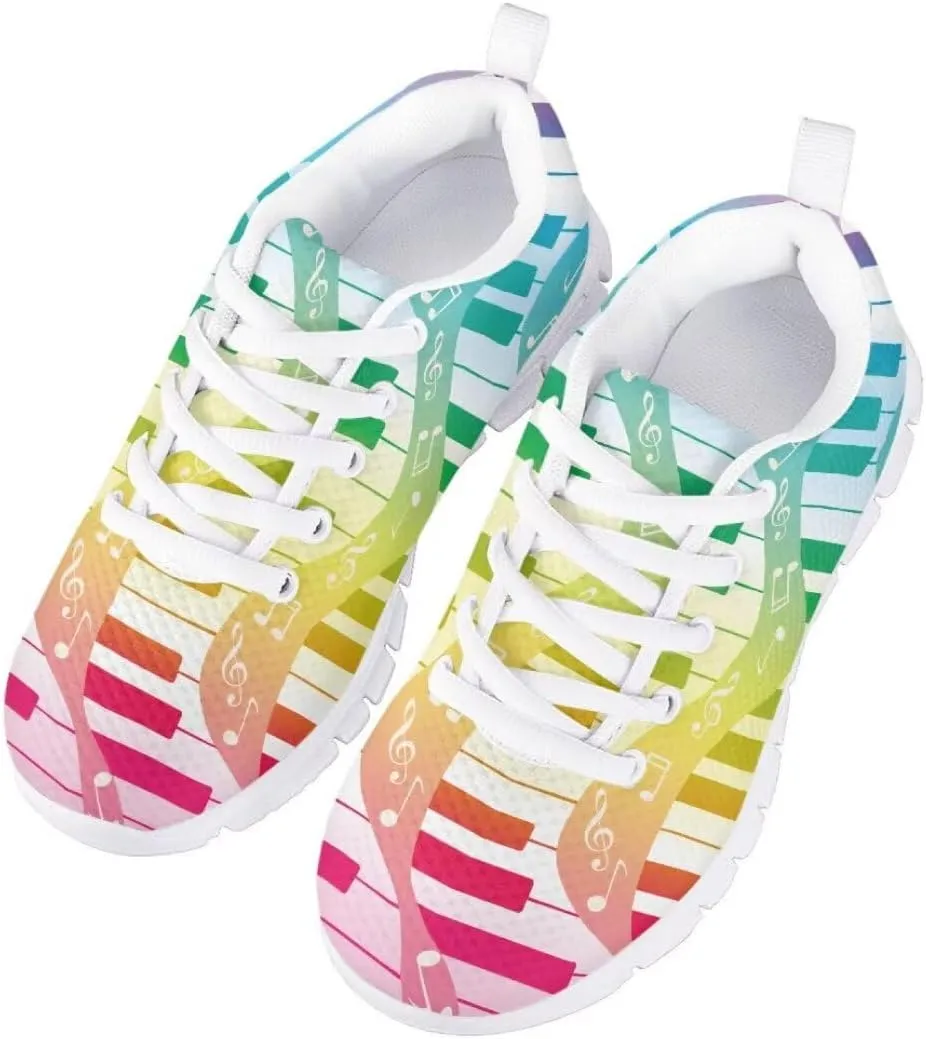 Cute Girls Fashion Sneakers Running Shoes Kids Lightweight Breathable Casual Walking Shoes
