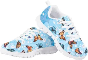 Cute Girls Fashion Sneakers Running Shoes Kids Lightweight Breathable Casual Walking Shoes