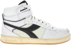 Diadora Mens Magic Basket Mid Icona High Sneakers Shoes Casual - White