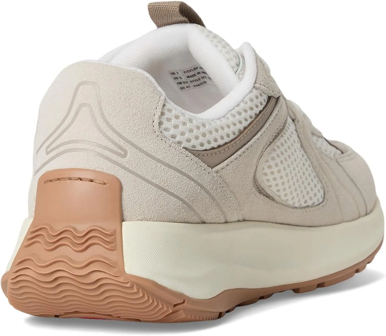 FitFlop Women's F-Mode Flow Suede/Mesh/Leather Flatform Sneakers