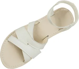 Flat Sandals for Women Dressy Wide Width Fashion Comfortable Slip On Cross Starp Bohemian Sandals Open Toe Beach Slides