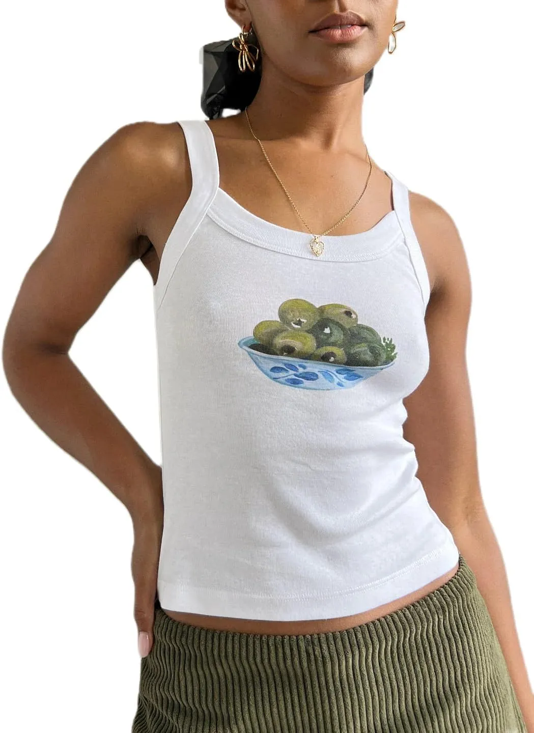 Floral Print Tank Tops Women Y2k Spaghetti Strap Graphic Cami Tank Tops Sleeveless Cute Going Out Crop Tops