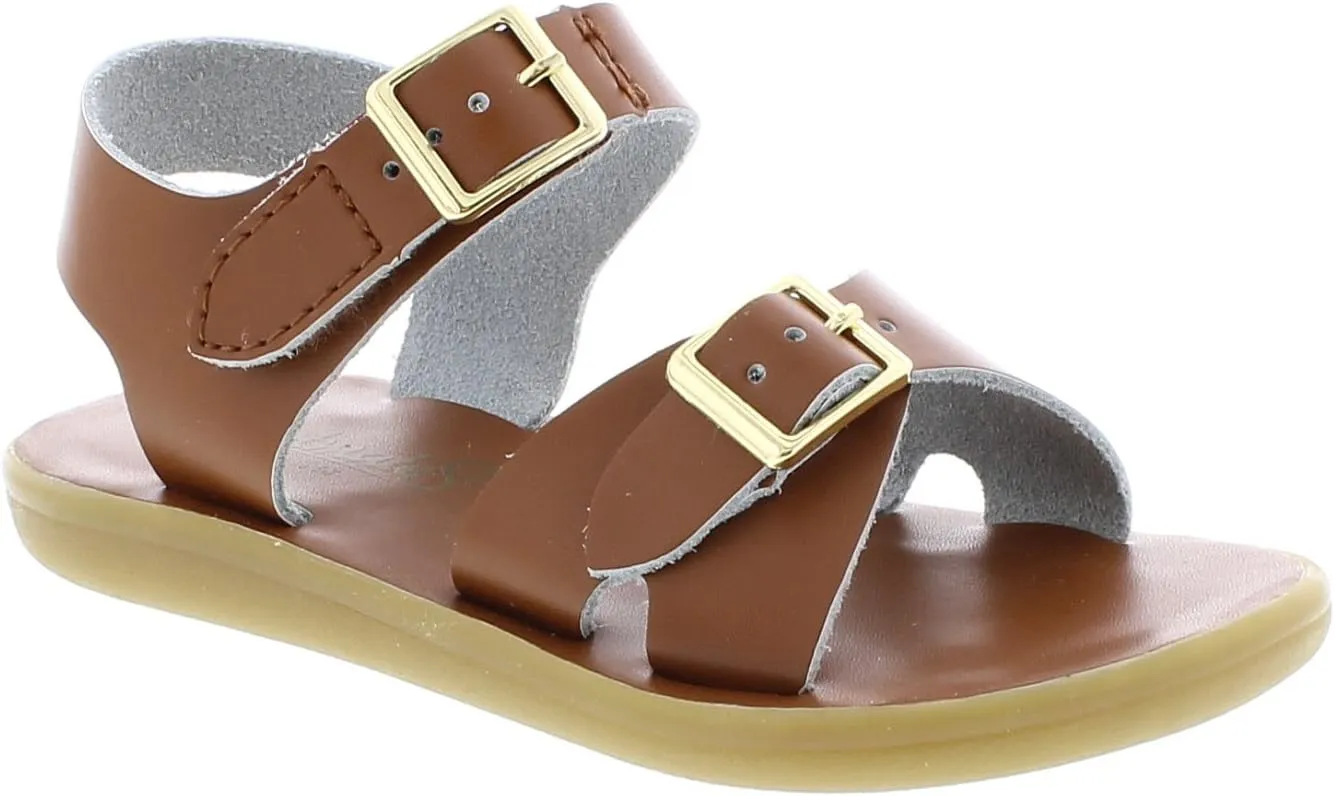 FOOTMATES Tide and Eco-Tide Waterproof Sandals for Boys and Girls with Slip-Resistant, Non-Marking Outsoles and Strap Closure for Infants, Toddlers, and Little Kids Ages 0-8