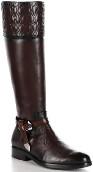 FRANCO CUADRA Boot for Women in Genuine Deer Leather 09TVNTS Brown