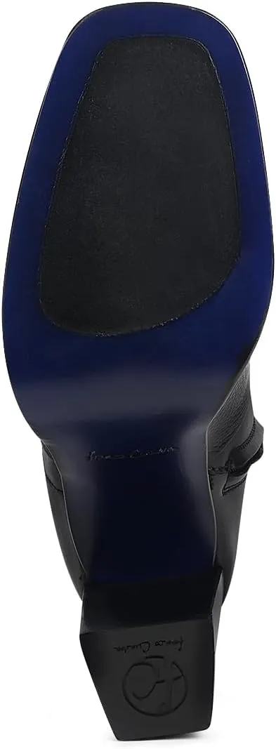 FRANCO CUADRA Boot for Women in Genuine Python Leather F31RSTS Black