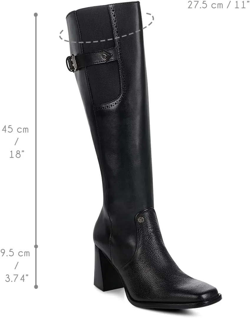 FRANCO CUADRA Boot for Women in Genuine Python Leather F31RSTS Black