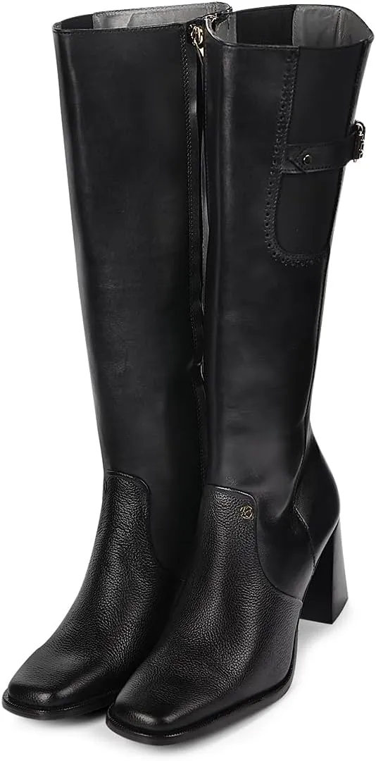 FRANCO CUADRA Boot for Women in Genuine Python Leather F31RSTS Black