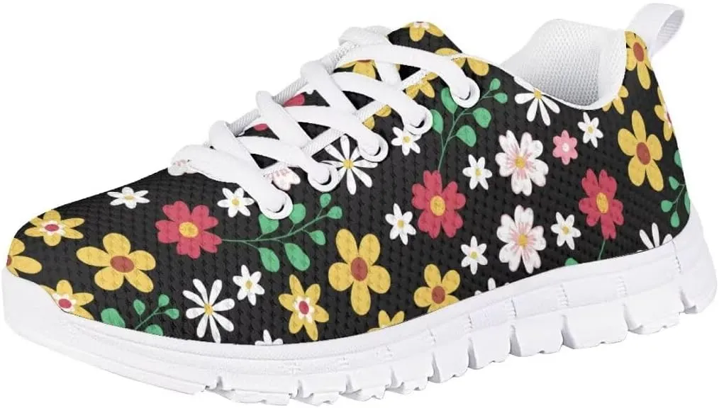 Girls Sneakers Kids Running Shoes Girls Mesh Fitness Shoe Sneaker Lightweight Outdoor Sports Athletic Tennis Shoes