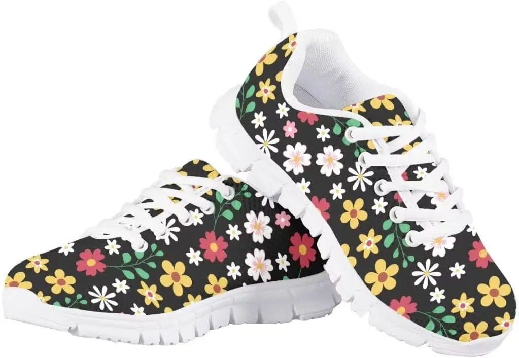 Girls Sneakers Kids Running Shoes Girls Mesh Fitness Shoe Sneaker Lightweight Outdoor Sports Athletic Tennis Shoes