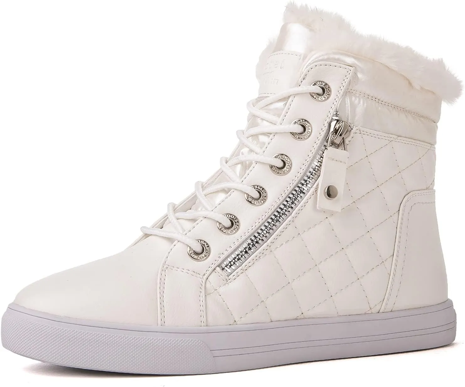 GLOBALWIN Women’s Platform Wedge Sneakers Outdoor Anti-Slip Winter Snow Hiking Furry Ankle Boots for Women