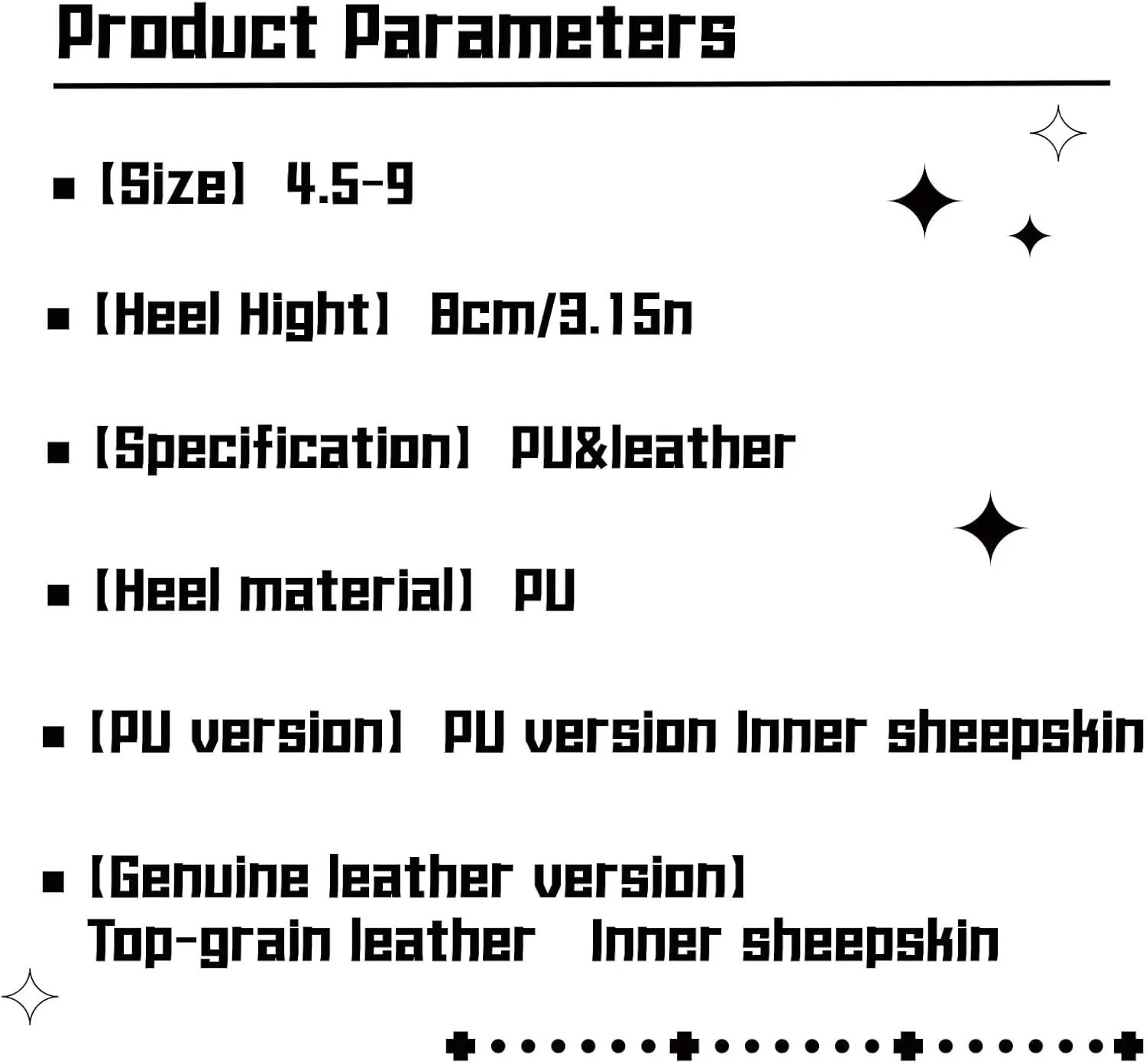 GURURU Goth Heels Buckle Shoes for Women Mary Jane Closed Pointed Toe High Heel Pumps Punk Heels