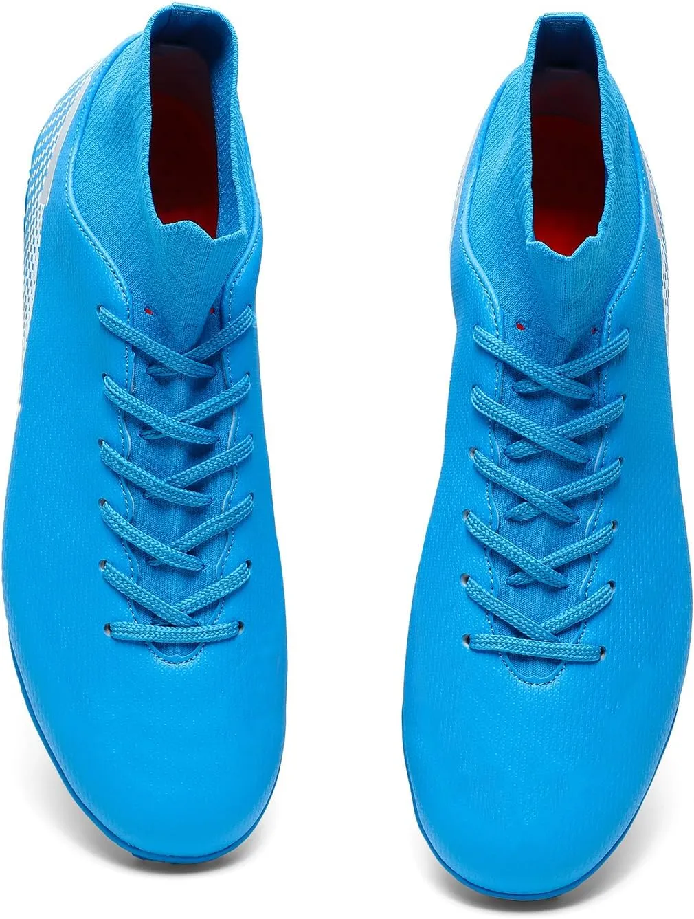 HaloTeam Men's Soccer Shoes Cleats Professional High-Top Breathable Athletic Football Boots for Outdoor Indoor TF/AG 3US-11US